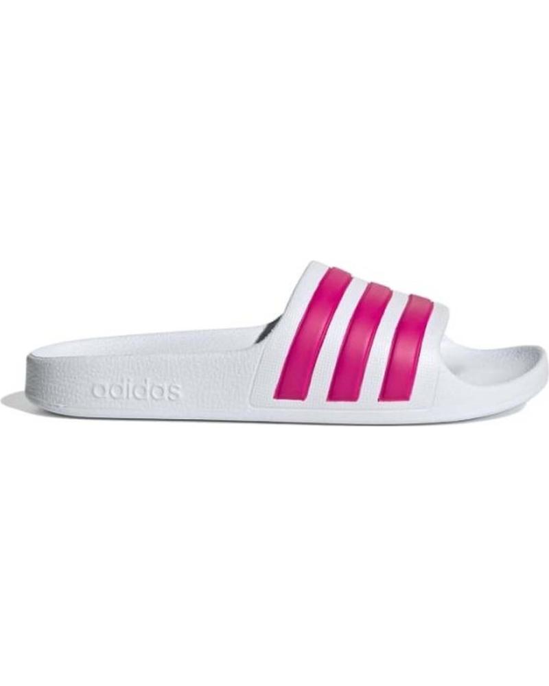 ADIDAS CHANCLAS ADIDAS ADILETTE AQUA NIÑA BLANCO Y ROSA BLANCO