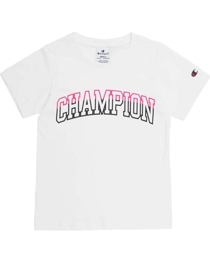 CHAMPION CAMISETA CHAMPION CON LOGO DEGRADADO BLANCO