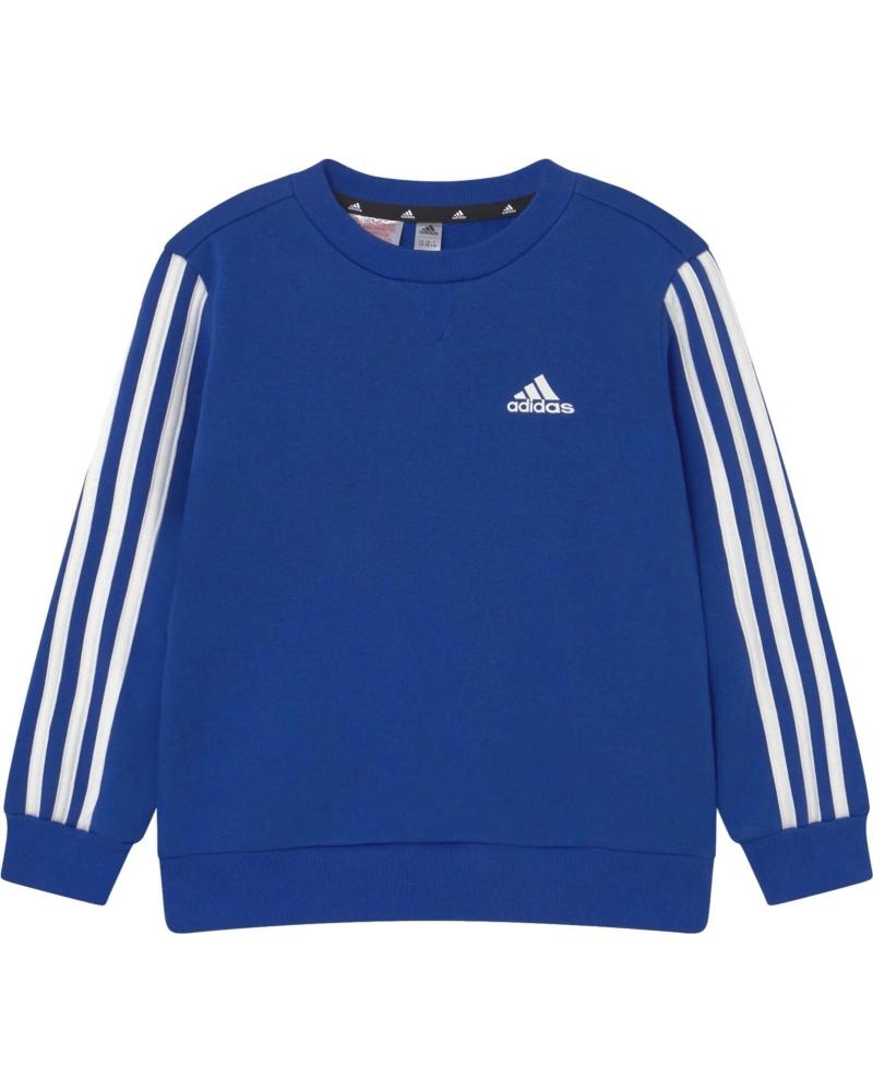 ADIDAS SUDADERA ADIDAS 3 FRANJAS PARA NIÑOS UNISEX AZUL AZUL