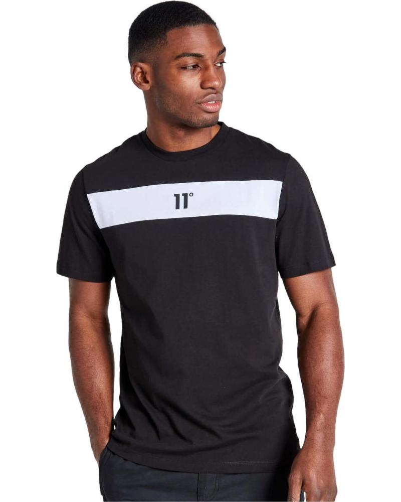 11 DEGREES CAMISETA DE MANGA CORTA NEGRA PARA HOMBRE 11 DEGREES NEGRO