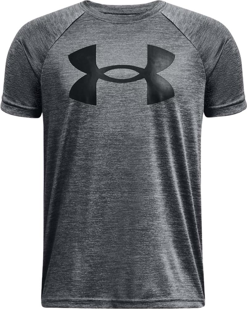 UNDER ARMOUR CAMISETA DE MANGA CORTA UNDER ARMOUR CON LOGO GRANDE PARA HOMBRE GRIS