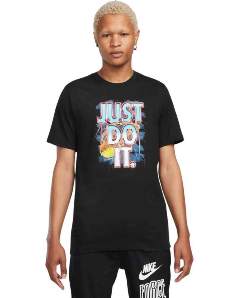 NIKE CAMISETA NIKE DRI-FIT ´JUST DO IT´ PARA HOMBRE NEGRO