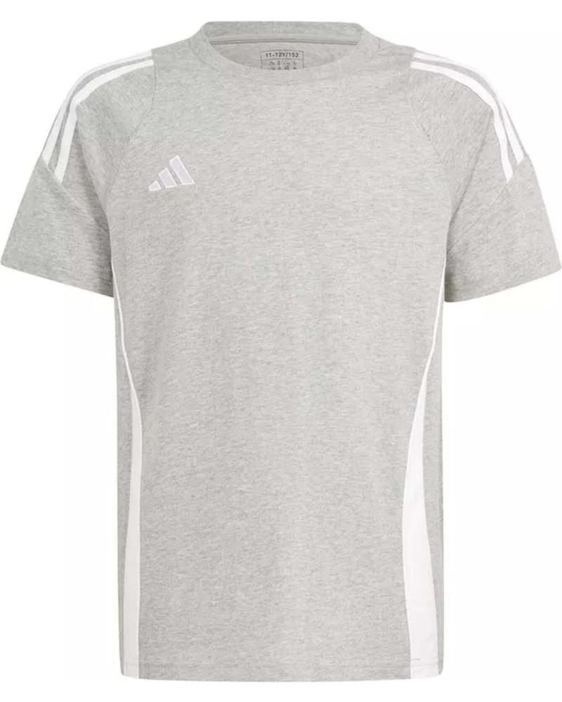ADIDAS CAMISETA ADIDAS ESSENTIALS 3 TIRAS MANGA CORTA UNISEX GRIS GRIS