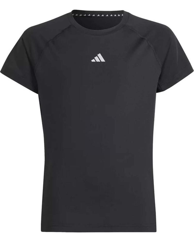 ADIDAS CAMISETA ADIDAS ESSENTIALS LOGO MANGA CORTA NIÑOS NEGRO