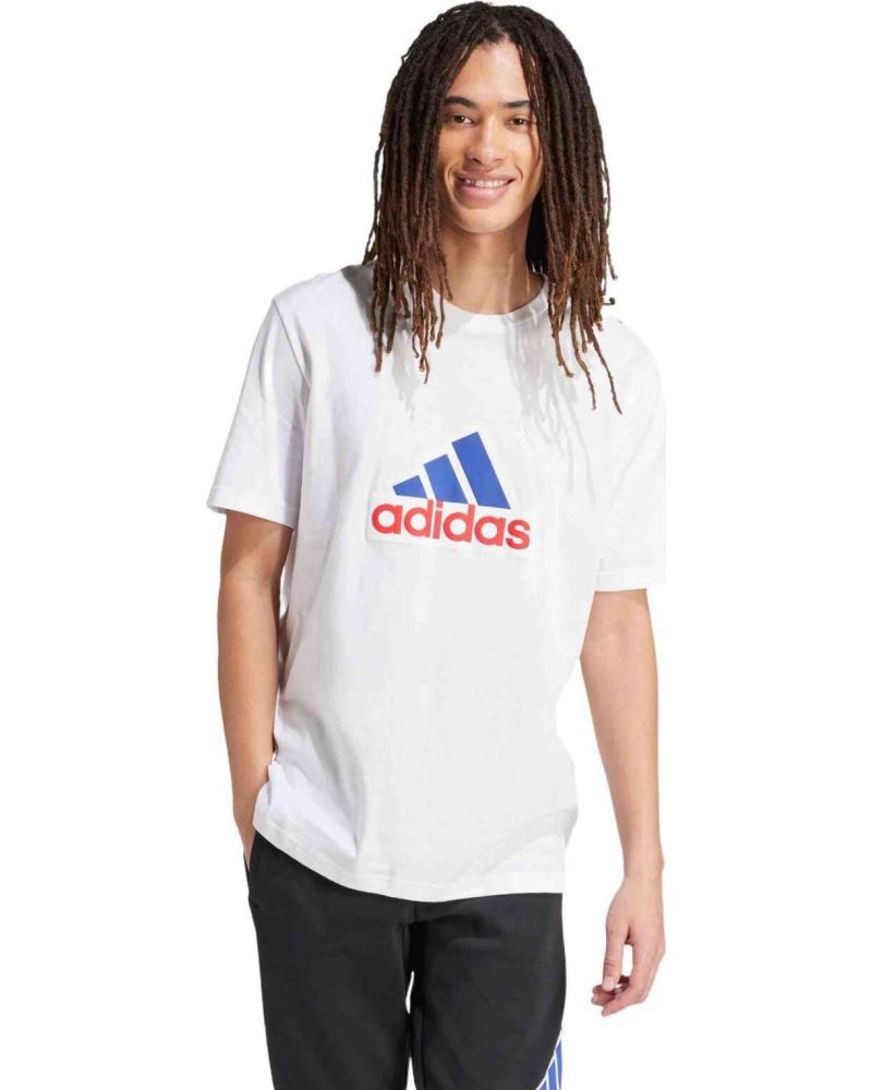 ADIDAS CAMISETA ADIDAS CON LOGO GRANDE PARA HOMBRE BLANCO
