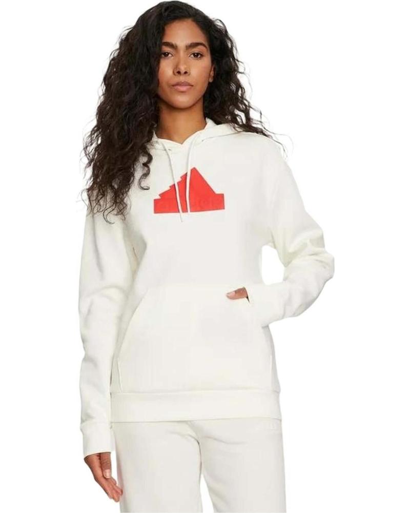 ADIDAS SUDADERA CON CAPUCHA ADIDAS SPORTSWEAR FUTURE ICONS GRAPHIC MUJER BLANCO BLANCO