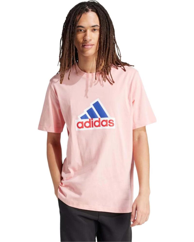 ADIDAS CAMISETA ADIDAS CON LOGO GRÁFICO FRONTAL ROSA