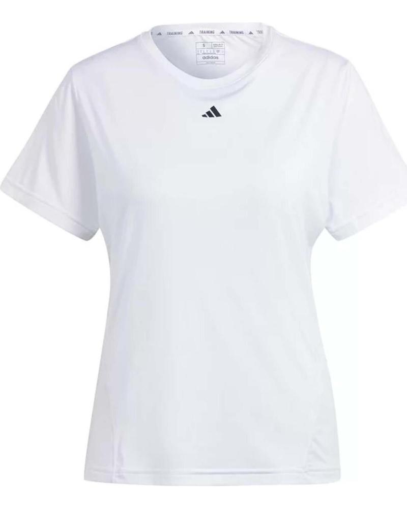 ADIDAS CAMISETA ADIDAS ESSENTIALS LOGO MANGA CORTA PARA MUJER BLANCO