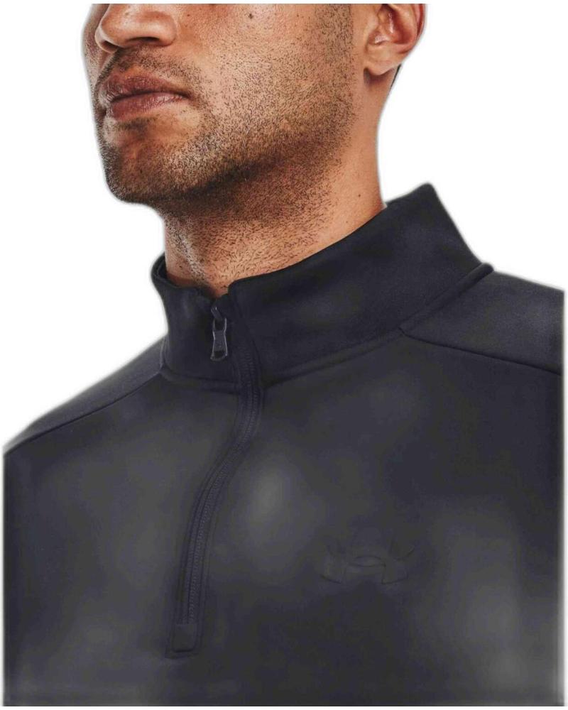UNDER ARMOUR SUDADERA UNDER ARMOUR HOMBRE NEGRO MEDIA CREMALLERA NEGRO