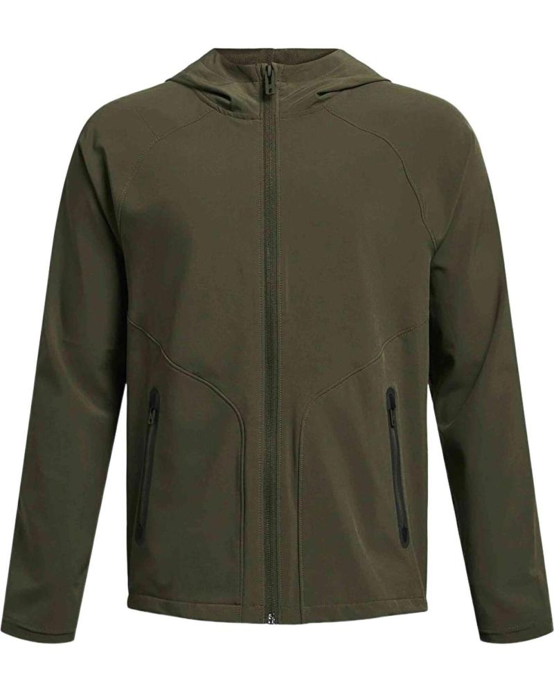 UNDER ARMOUR CHAQUETA CON CAPUCHA TÉCNICA LIGERA VERDE