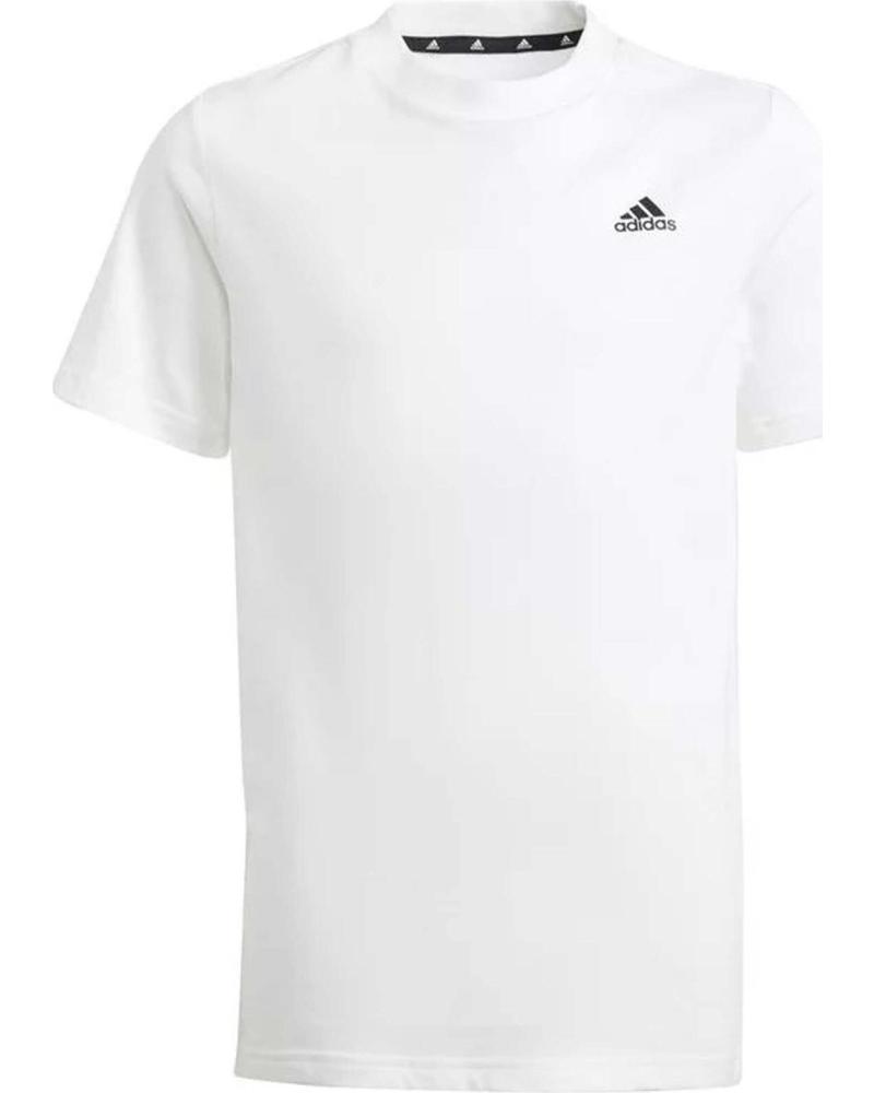 ADIDAS CAMISETA ADIDAS ESSENTIALS LOGO MANGA CORTA UNISEX INFANTIL BLANCA BLANCO