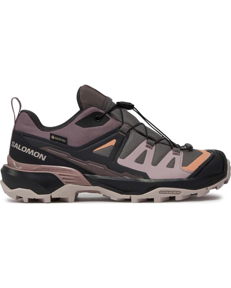 SALOMON ZAPATILLAS DE TREKKING SALOMON PARA MUJER MARRON
