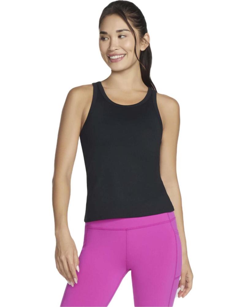 SKECHERS CAMISETA DE TIRANTES SKECHERS PARA MUJER NEGRO
