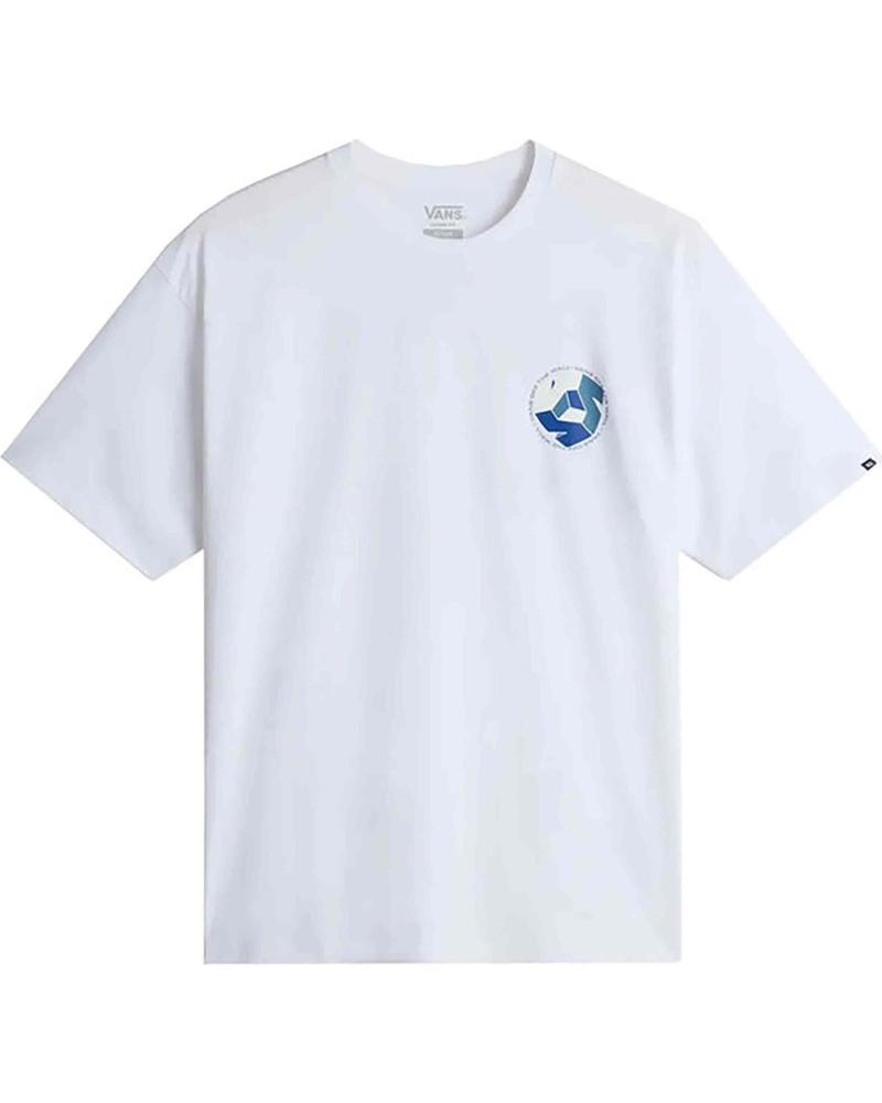 VANS OFF THE WALL CAMISETA VANS OFF THE WALL MANGA CORTA HOMBRE BLANCA BLANCO