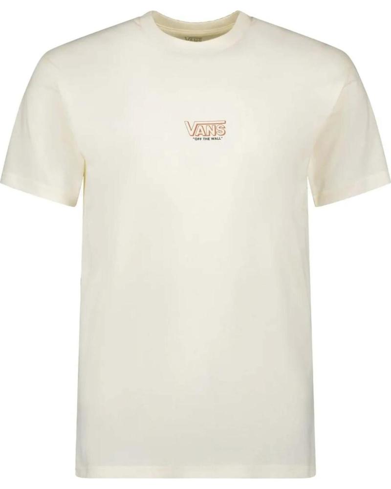 VANS OFF THE WALL CAMISETA DE MANGA CORTA VANS OFF THE WALL PARA HOMBRE, COLOR BEIGE BEIGE