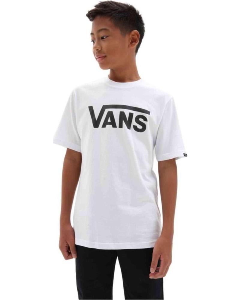 VANS OFF THE WALL CAMISETA VANS OFF THE WALL LOGO MANGA CORTA NIÑOS BLANCO BLANCO