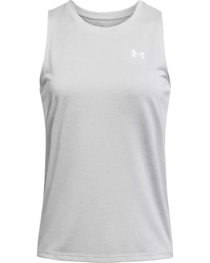 UNDER ARMOUR CAMISETA SIN MANGAS UNDER ARMOUR PARA MUJER GRIS