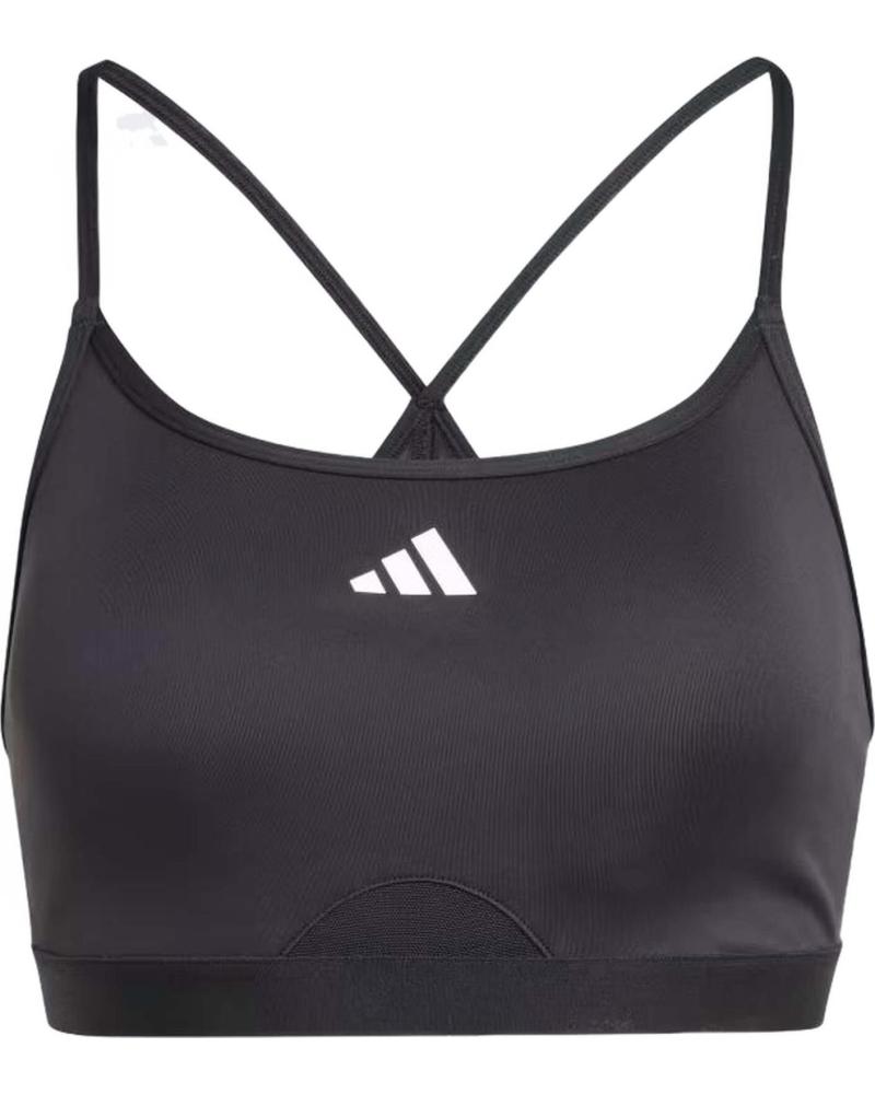 ADIDAS SUJETADOR DEPORTIVO ADIDAS PARA MUJER - NEGRO NEGRO