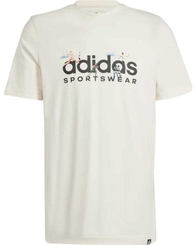 ADIDAS CAMISETA ADIDAS DE MANGA CORTA PARA HOMBRE BLANCO