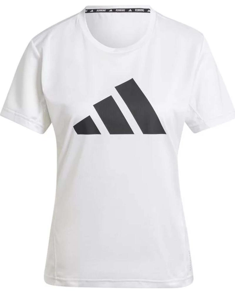 ADIDAS CAMISETA ADIDAS RUN IT TEE MUJER BLANCA BLANCO