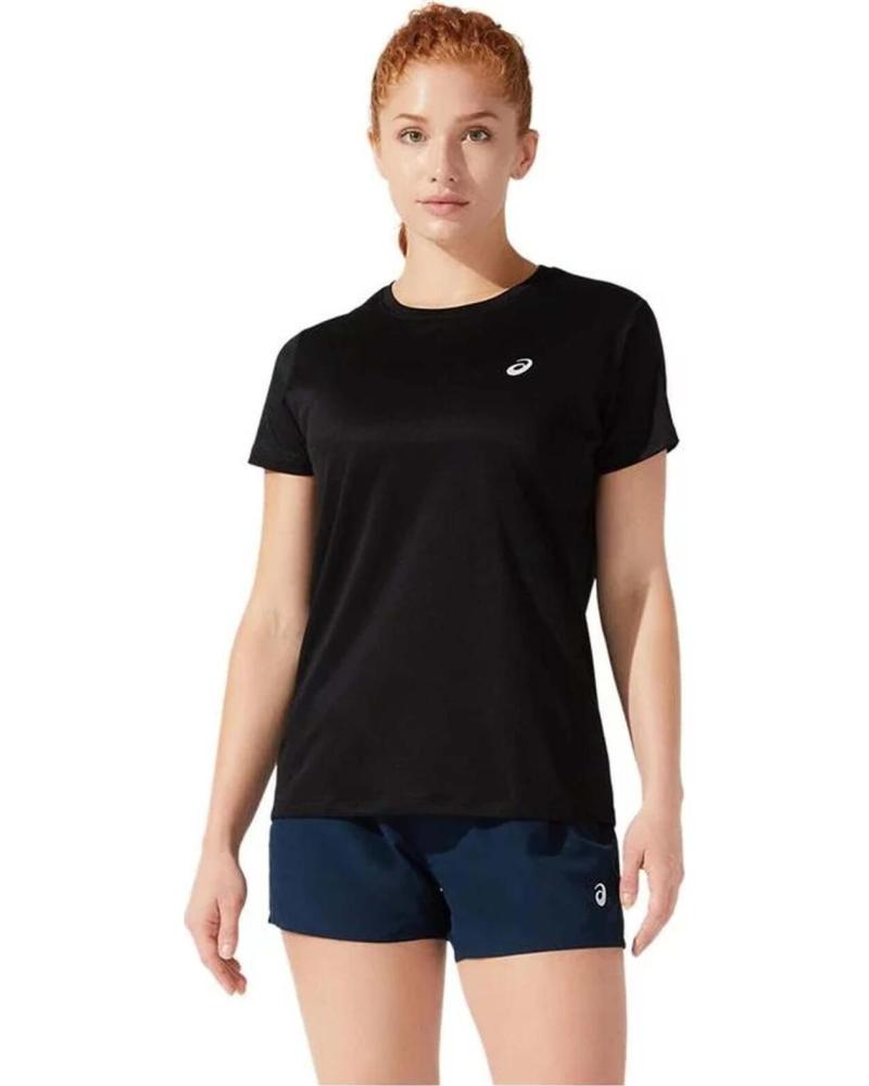 ASICS CAMISETA DE MANGA CORTA ASICS PARA MUJER NEGRO