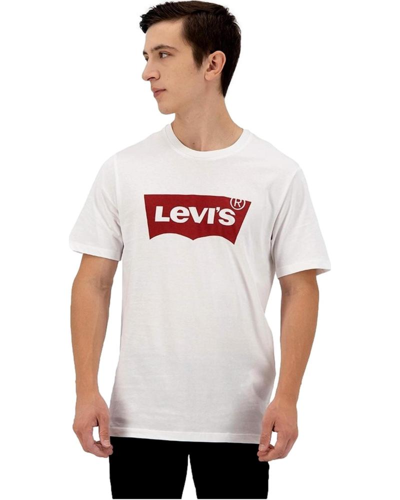 LEVIS CAMISETA LEVI´S DE MANGA CORTA CON LOGO PARA HOMBRE BLANCO