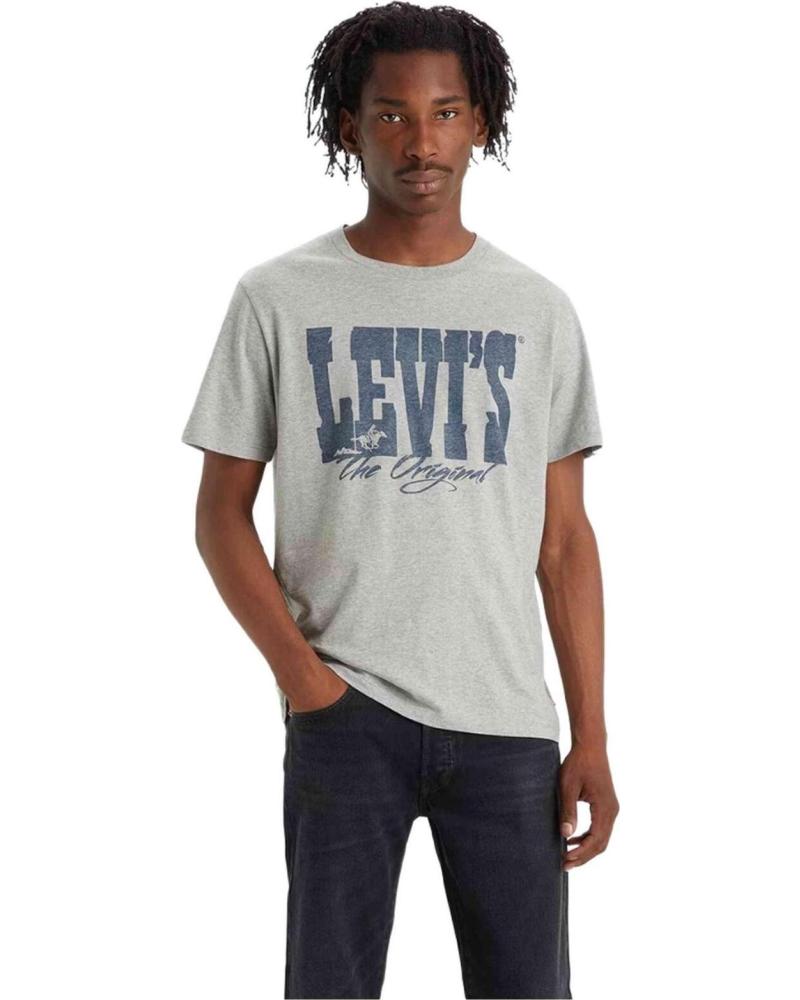 LEVIS CAMISETA LEVI´S DE MANGA CORTA PARA HOMBRE GRIS