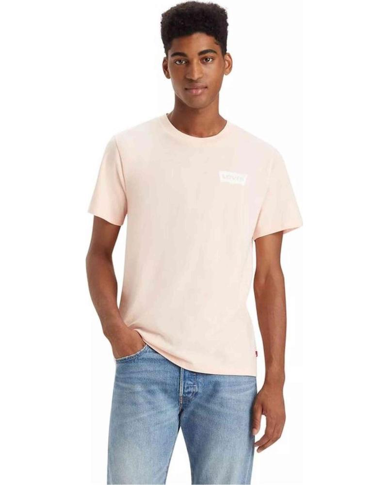 LEVIS CAMISETA MANGA CORTA CUELLO REDONDO BEIGE