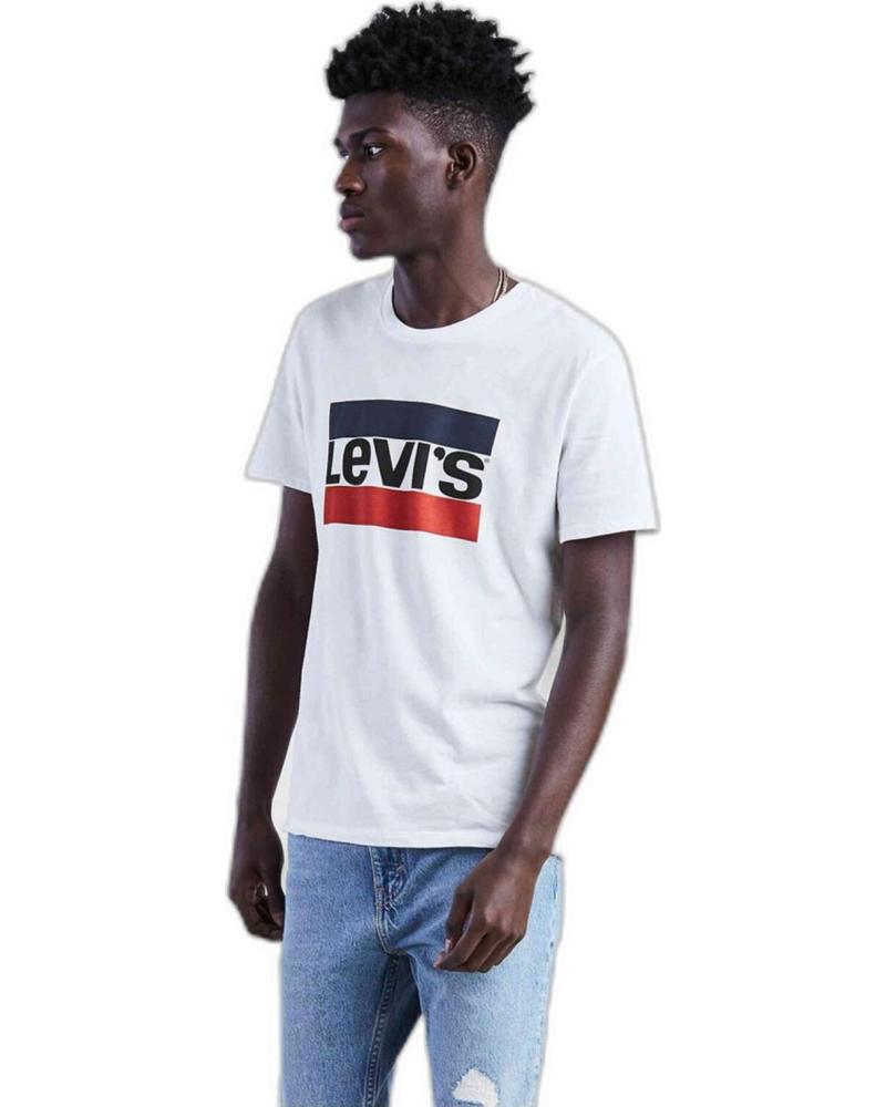 LEVIS CAMISETA DE MANGA CORTA CON LOGO GRÁFICO BLANCO