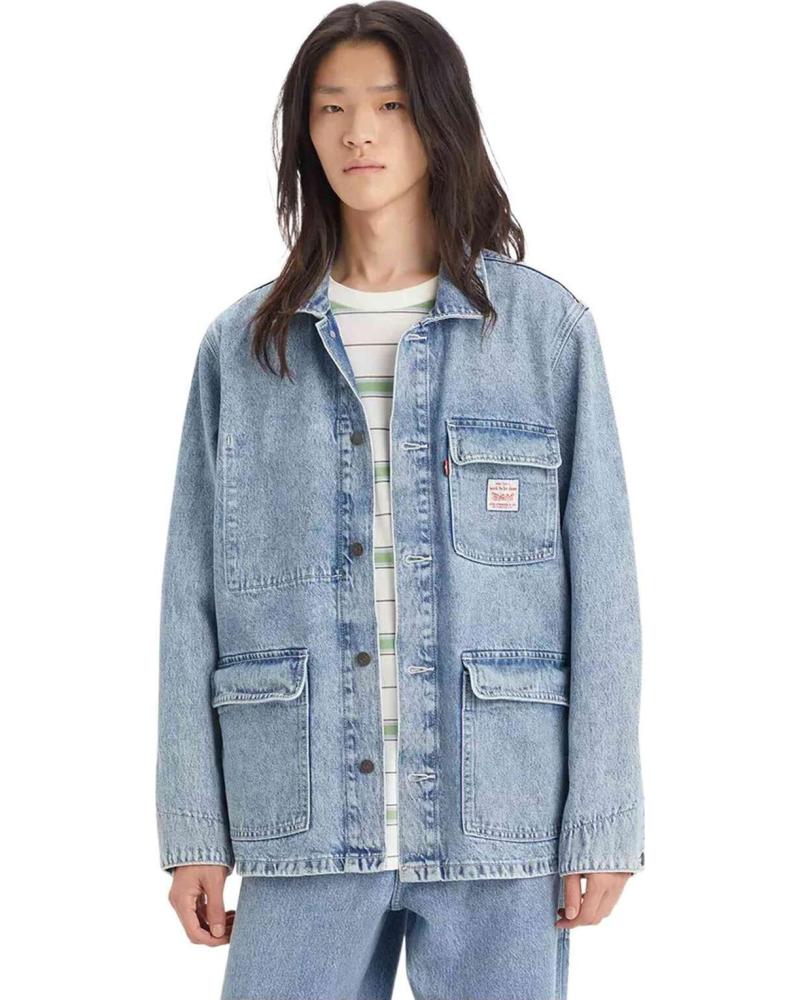LEVIS CHAQUETA VAQUERA LEVI´S PARA HOMBRE AZUL AZUL