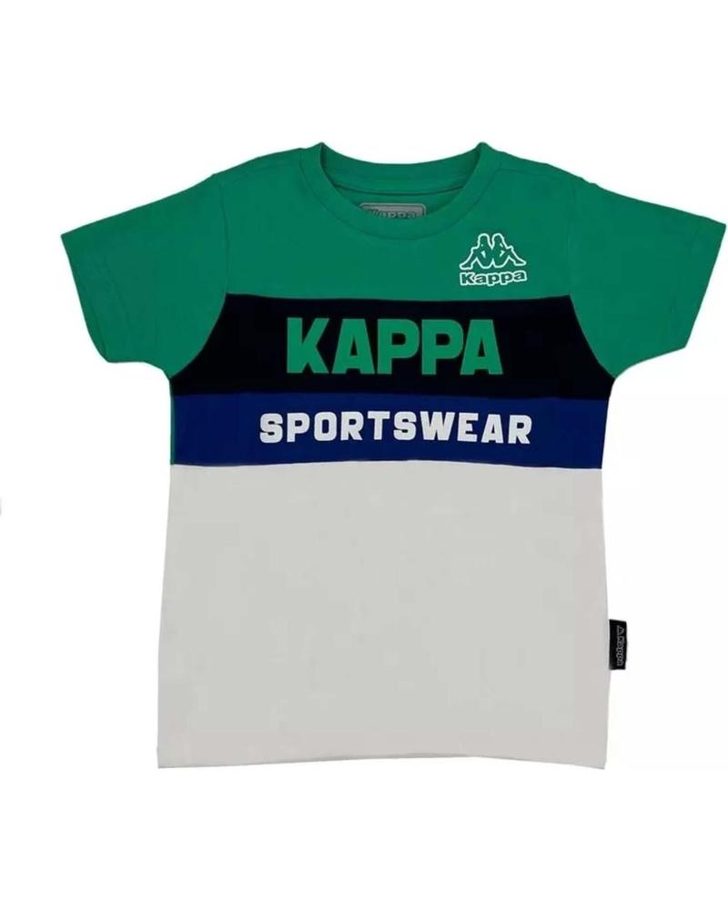 KAPPA CAMISETA KAPPA DE MANGA CORTA PARA NIÑO VERDE