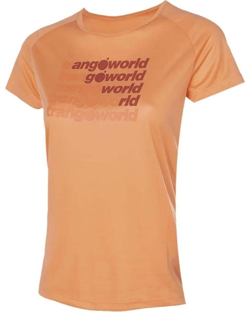 TRANGOWORLD TRANGOWORLD CAMISETA MANGA CORTA PARA MUJER NARANJA