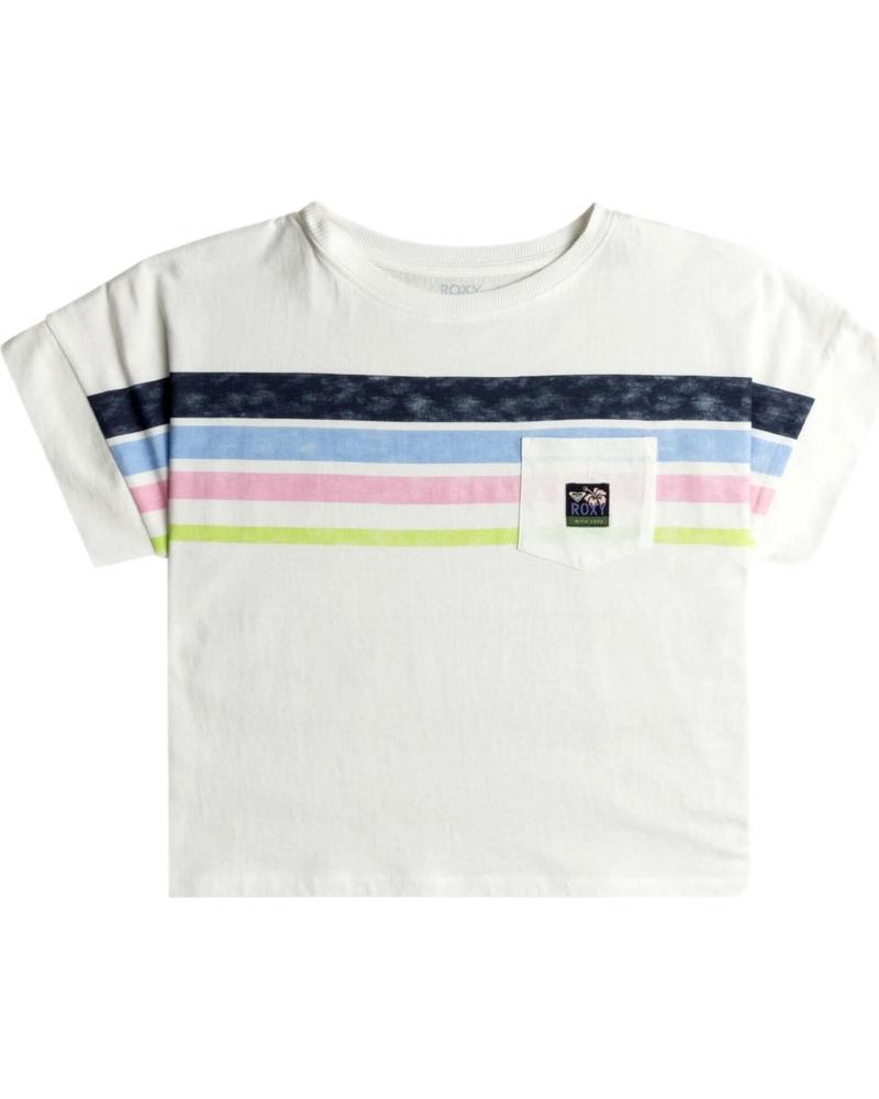 ROXY CAMISETA ROXY DE MANGA CORTA PARA MUJER BLANCO