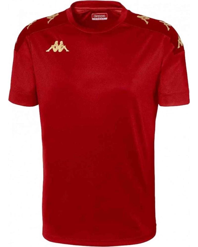 KAPPA CAMISETA TÉCNICA DE MANGA CORTA CON LOGO ESTAMPADO ROJO
