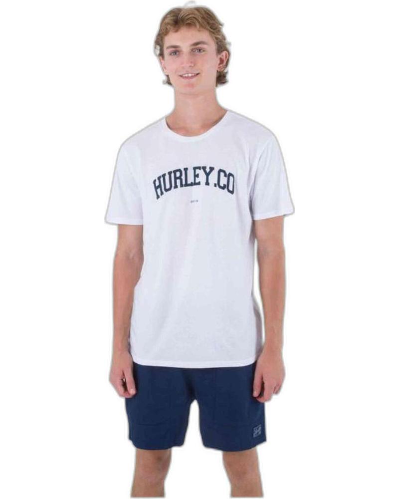 HURLEY CAMISETA HURLEY DE MANGA CORTA PARA HOMBRE BLANCO