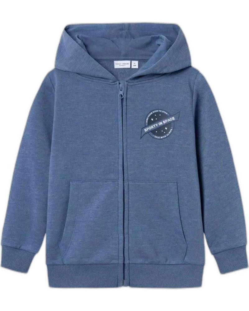 NAME IT CHAQUETA CON CREMALLERA NAME IT PARA NIÑOS UNISEX AZUL AZUL