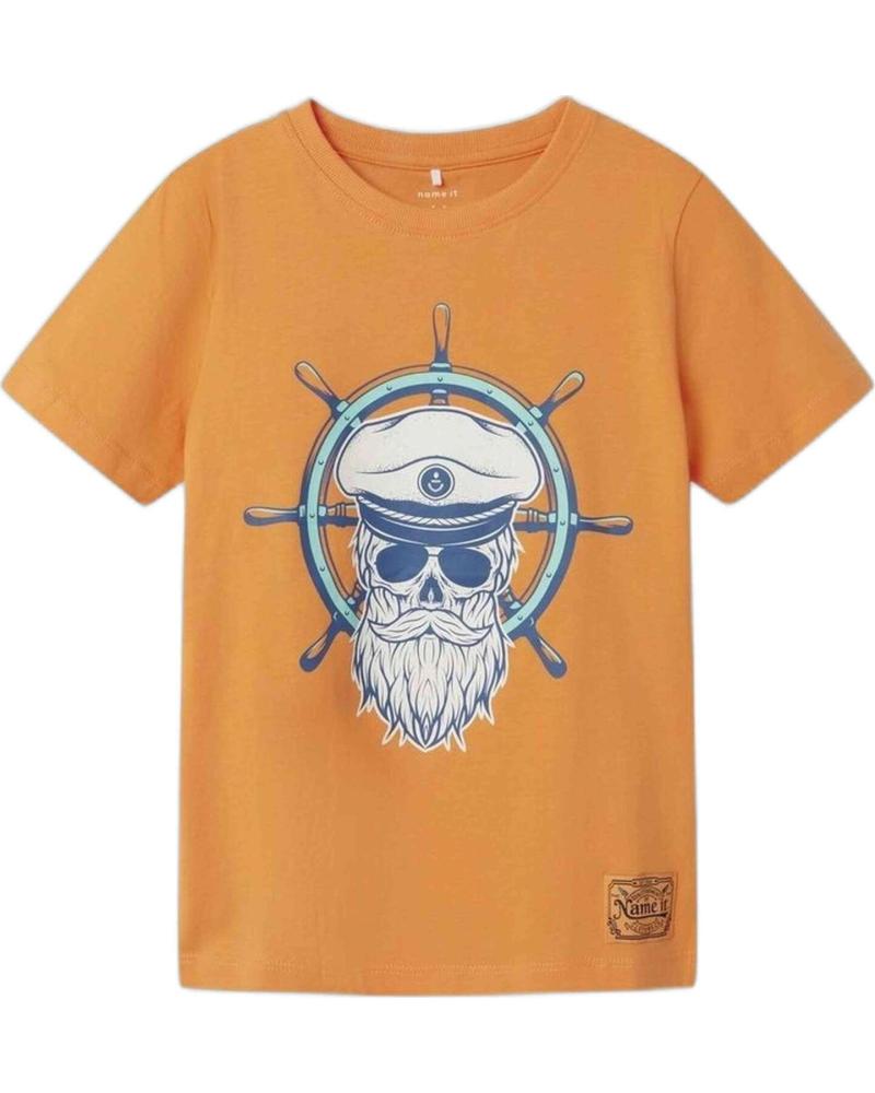 NAME IT CAMISETA DE MANGA CORTA EN PARA NINOS UNISEX CAMISETA DE MANGA CORTA EN PARA NINOS UNISEX NARANJA