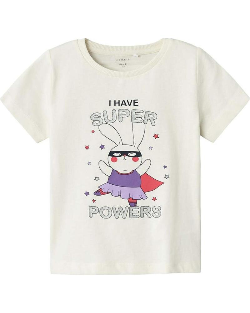 NAME IT CAMISETA DE MANGA CORTA UNISEX PARA NIÑOS NAME IT CON ESTAMPADO DE SUPERHÉROE BLANCO
