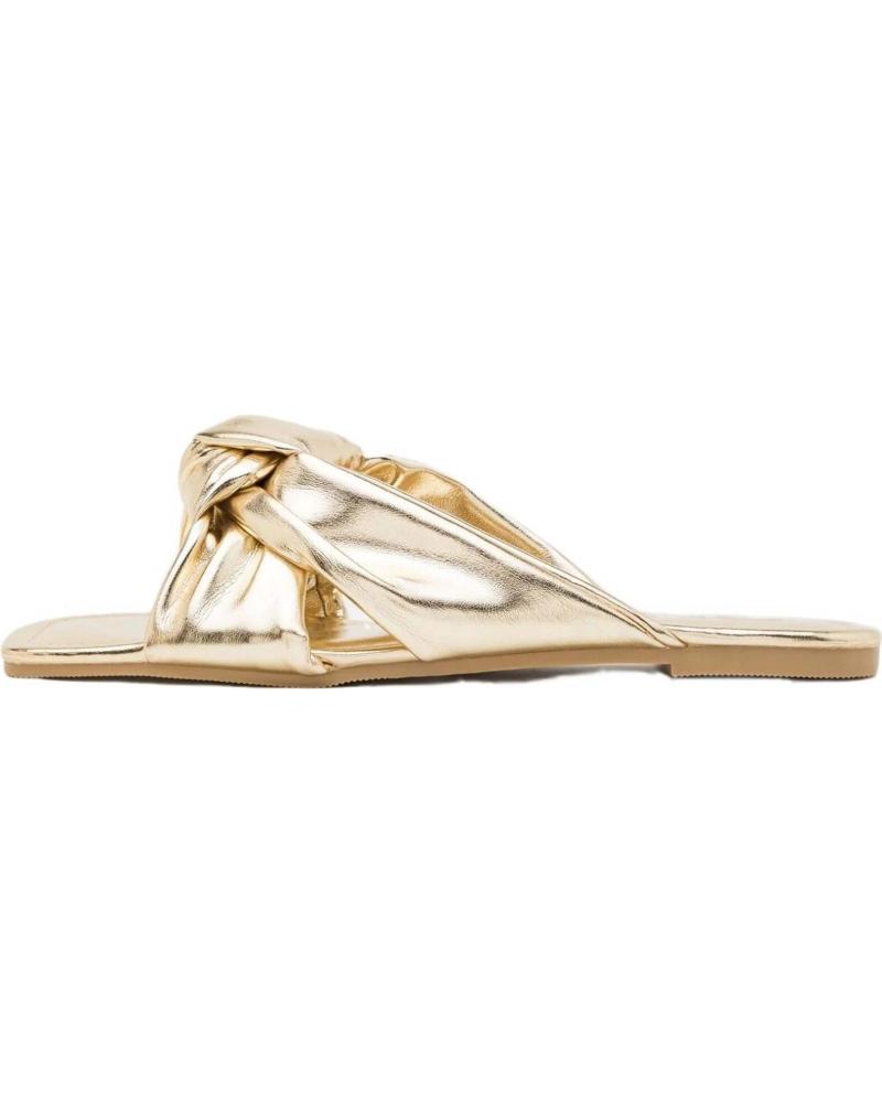 ONLY CHANCLAS DORADAS CON NUDO PARA MUJER DORADO
