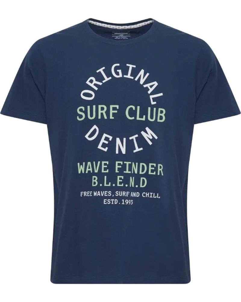 BLEND CAMISETA DE MANGA CORTA BLEND PARA HOMBRE AZUL