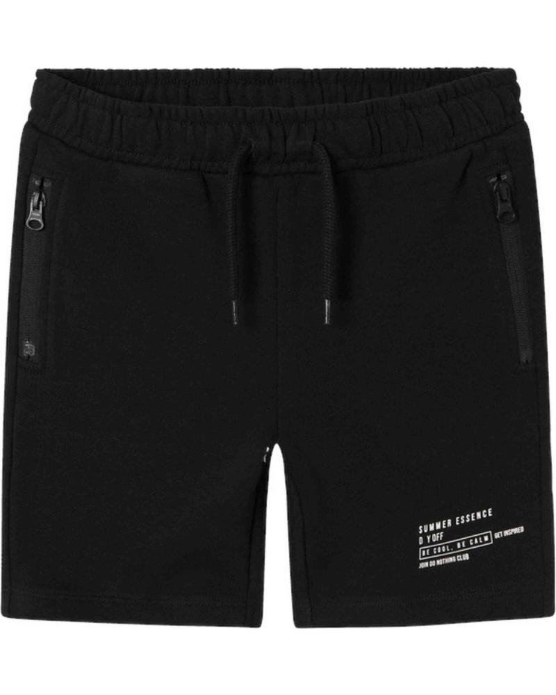 NAME IT NAME IT PANTALÓN CORTO INFANTIL NEGRO NEGRO
