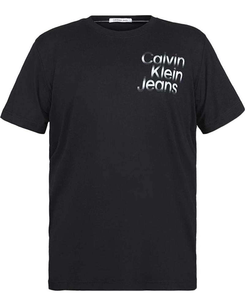 CALVIN KLEIN CAMISETA DE MANGA CORTA NEGRA PARA HOMBRE CALVIN KLEIN NEGRO