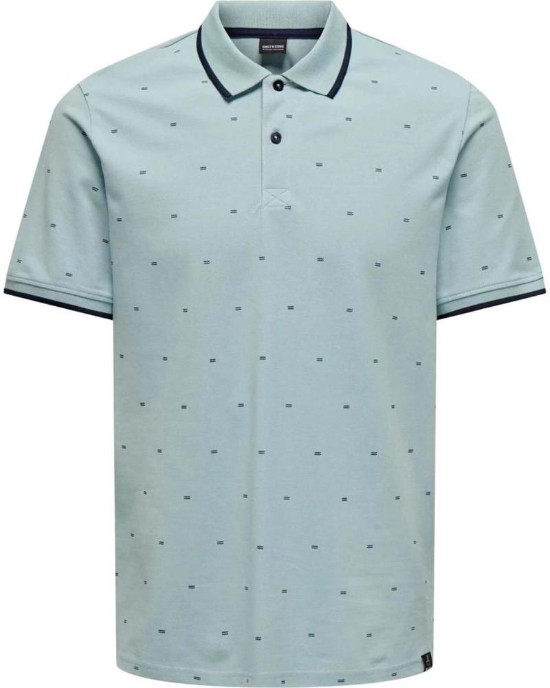 ONLY CAMISETA DE MANGA CORTA BOSS SONS PARA HOMBRE AZUL