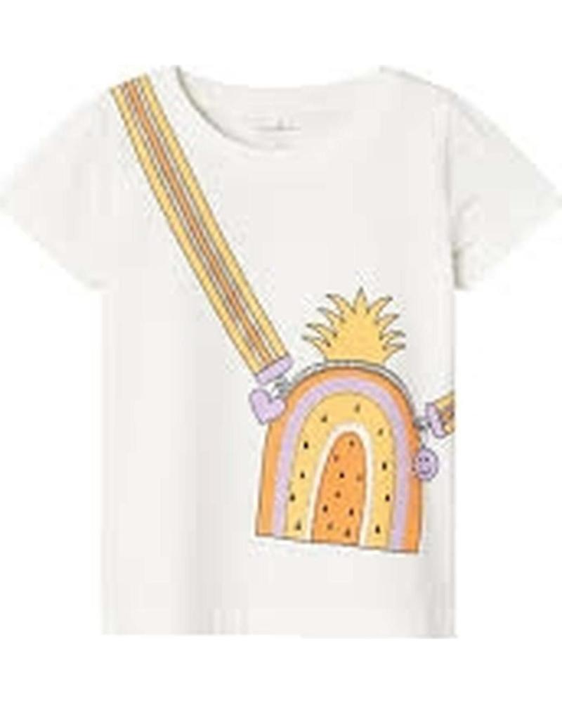 NAME IT CAMISETA DE TIRANTES UNISEX PARA NIÑO CON ESTAMPADO DE ARCOÍRIS BLANCO