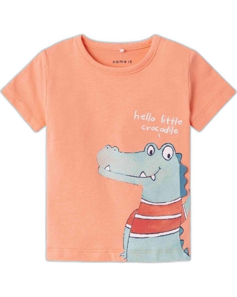 NAME IT CAMISETA DE MANGA CORTA CON COCODRILO PARA NIÑOS NAME IT NARANJA