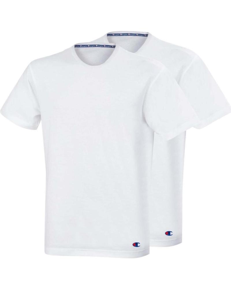 CHAMPION PACK DE 2 CAMISETAS MANGA CORTA CHAMPION PARA HOMBRE BLANCO