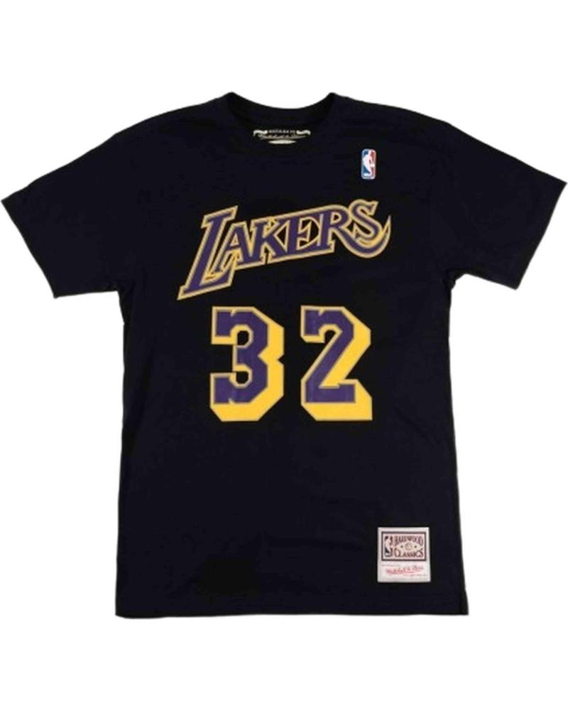 MITCHELL NESS CAMISETA MITCHELL & NESS LOS ANGELES LAKERS MAGIC JOHNSON #32 NEGRA HOMBRE NEGRO