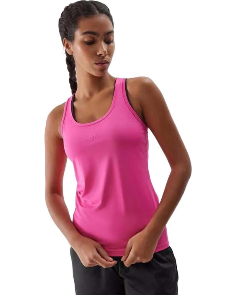 4F CAMISETA DE TIRANTES DEPORTIVA 4F ROSA