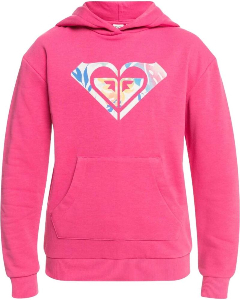 ROXY SUDADERA CON CAPUCHA ROXY PARA NIÑA ROSA ROSA