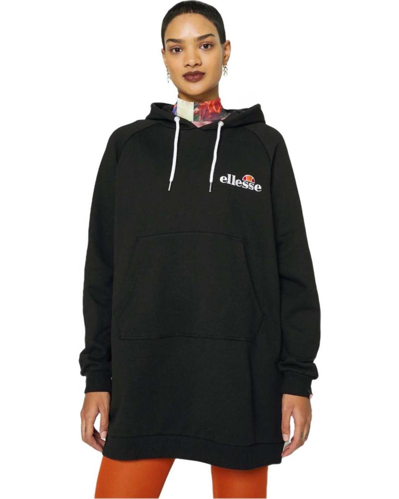 ELLESSE SUDADERA CON CAPUCHA ELLESSE PARA MUJER NEGRO
